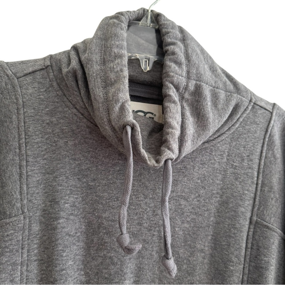 UGG Gray Pichot poncho super soft High neck Layering Minimalist Coastal XS/S - Picture 3 of 9